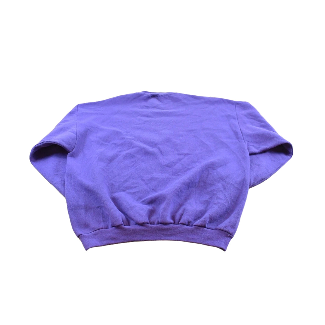 Vintage 1990s Logo 7 Minnesota Vikings Embroidered Crewneck Sweatshirt Men's XL