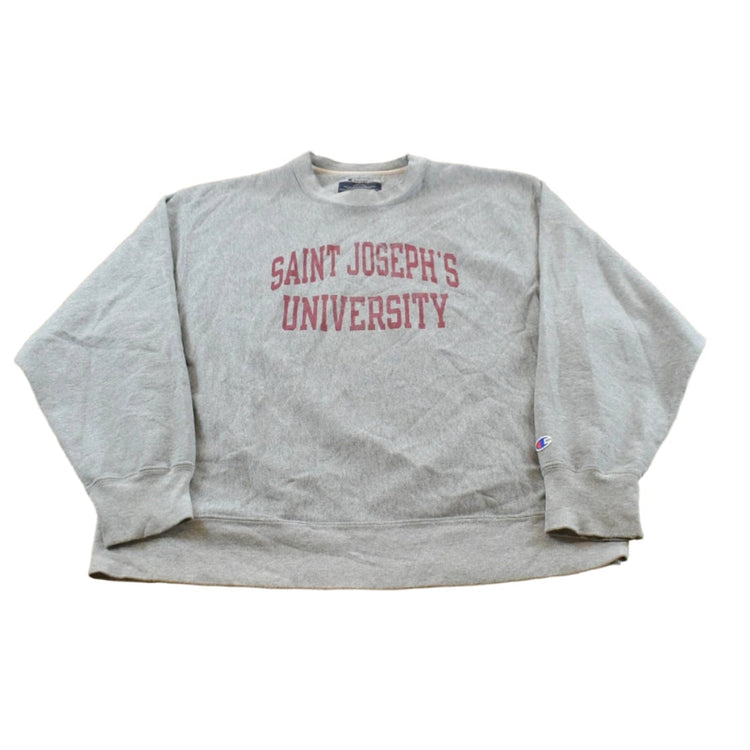 Vintage 2000s Champion Saint Joseph's University Reverse Weave Crewneck Sweatshirt Men's XL