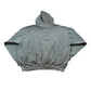 Vintage 1990s Cut Collar Nike Mini Swoosh Hoodie Men's L