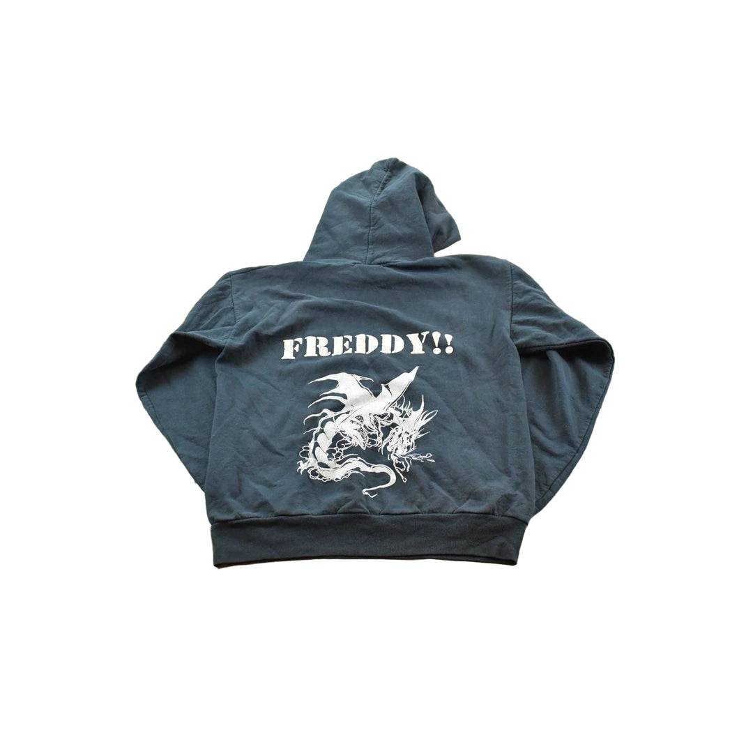 Vintage 2000s Freddy Delta Dragon Hoodie Sweatshirt Men's S