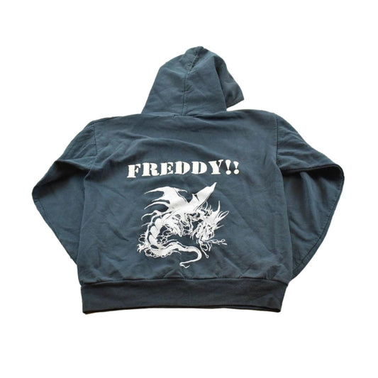 Vintage 2000s Freddy Delta Dragon Hoodie Sweatshirt Men's S