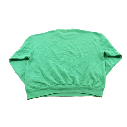 Vintage 1990s Philadelphia Eagles Kelly Green Hanes Crewneck Sweatshirt Men's L