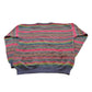 Vintage 1990s Northern Isles Striped Ramie Cotton Knit Crewneck Sweater Men's L