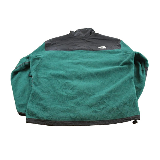 Vintage 1990s The North Face Green Denali Fleece Sweater Jacket Men's XL