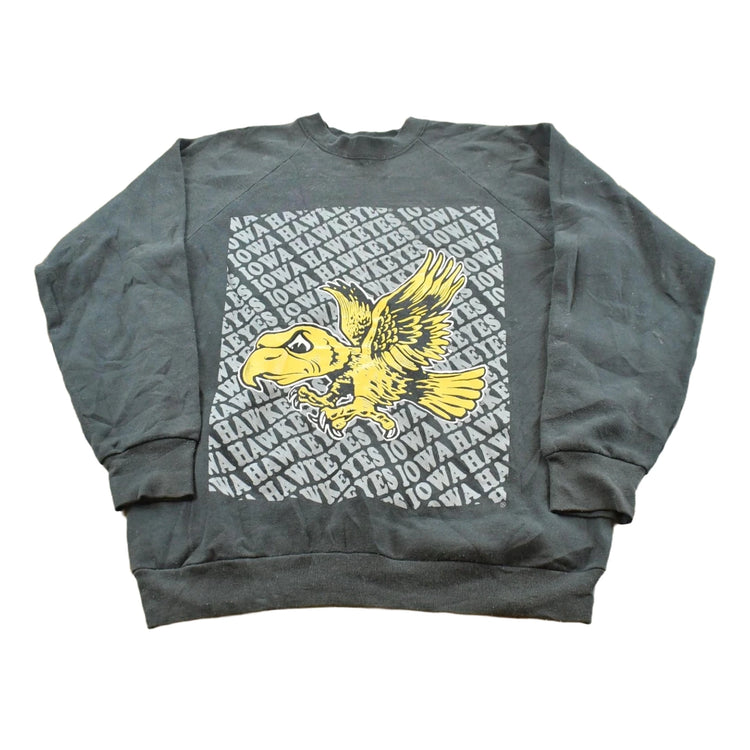 Vintage 1990s University of Iowa Hawkeyes Collegiate Crewneck Sweatshirt Men's M