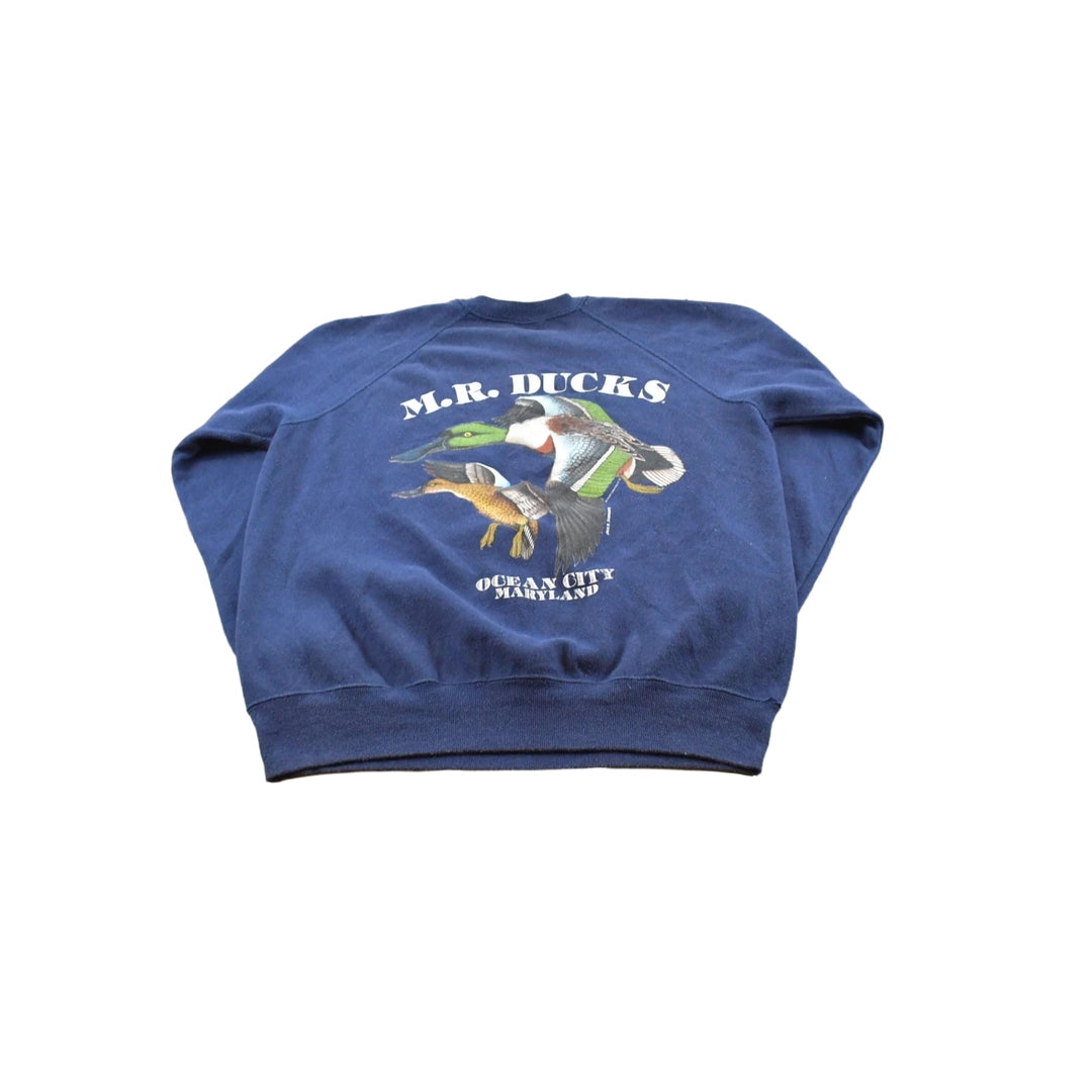 Vintage 1992 M.R. Ducks Ocean City Maryland Souvenir Crewneck Sweatshirt Men's L