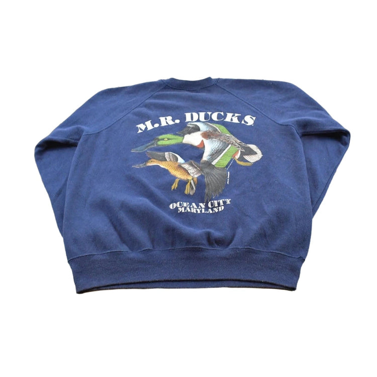 Vintage 1992 M.R. Ducks Ocean City Maryland Souvenir Crewneck Sweatshirt Men's L