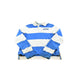 Vintage 1990s Abercrombie & Fitch New York Striped Rugby Long Sleeve Polo Shirt Men's M