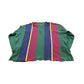 Vintage 1990s Private Club Striped Rugby Long Sleeve Polo Shirt Men's 2XL