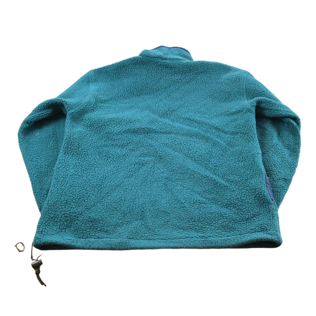 Vintage Y2K LL Bean Quarter Zip Fleece Outdoorsman Sweater Men's M