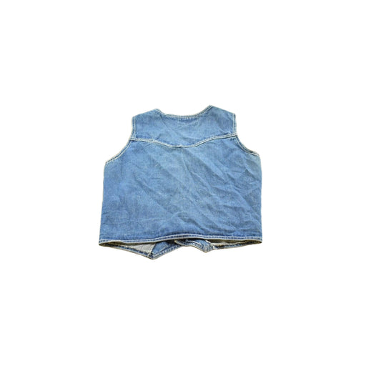 Vintage 1980s Country Denim Western Vest Men's XS