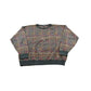 Vintage 1990s Tosani Cotton Knit Textured Crewneck Sweater Men's XL