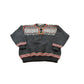 Vintage 1990s Norwear Wool Knit Abstract Pattern Sweater Men's L