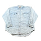 Vintage 1990s Faded Levis Red Tab Denim Button Up Shirt Men's L