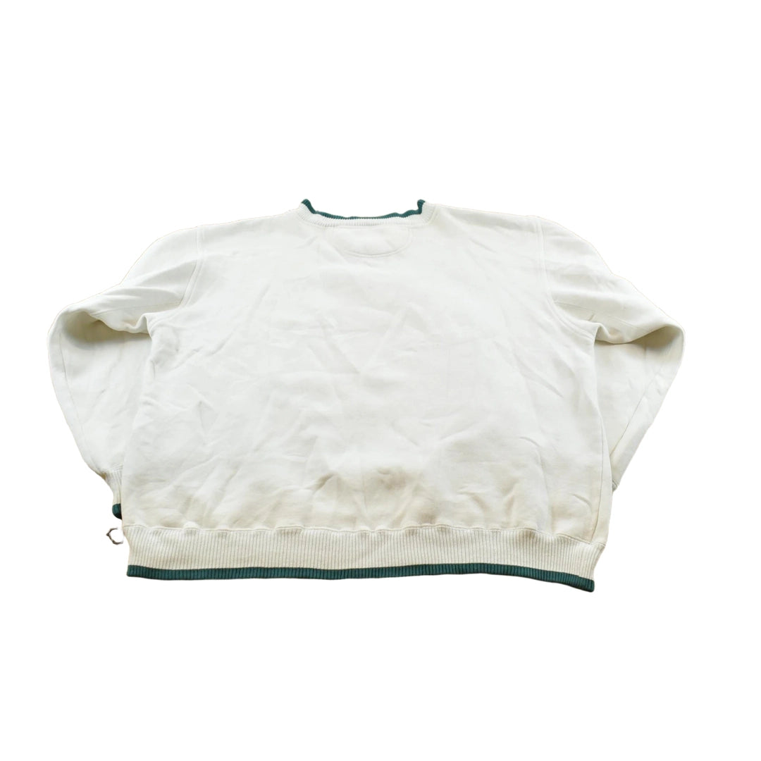 Vintage 1990s Cape Cod Gentle Giants Embroidered Whales Souvenir Crewneck Sweatshirt Men's XL