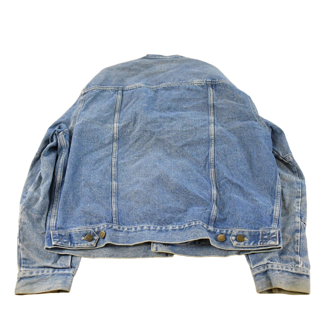Vintage 1990s Calvin Klein Denim Jean Trucker Jacket Men's L-XL
