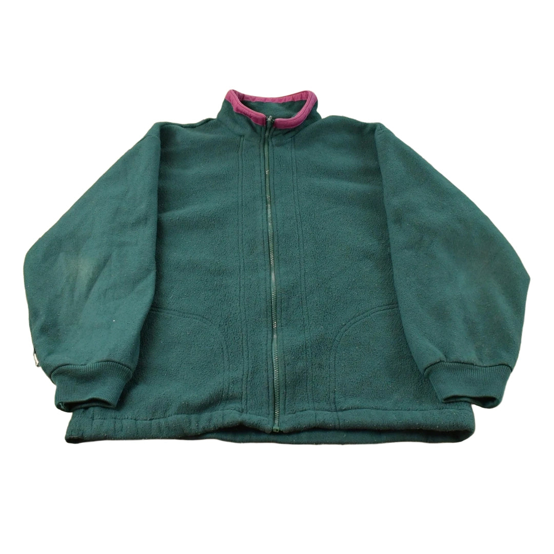 Vintage 1990s Mountain Gear Full Zip Fleece Sweater Women's M