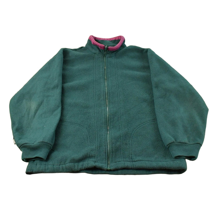 Vintage 1990s Mountain Gear Full Zip Fleece Sweater Women's M