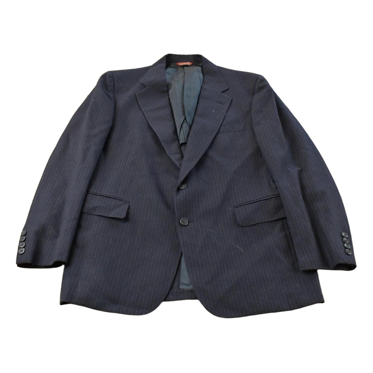 Vintage 1980s Cricketeer Pinstripe Blazer Jacket Men's Medium