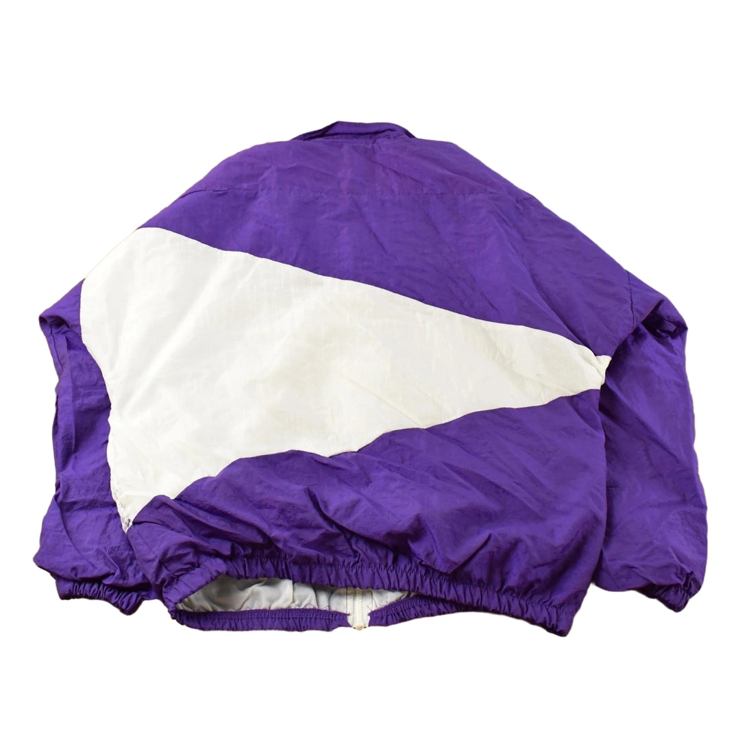 Vintage 1990s Minnesota Vikings NFL Football Windbreaker Jacket Men's Large