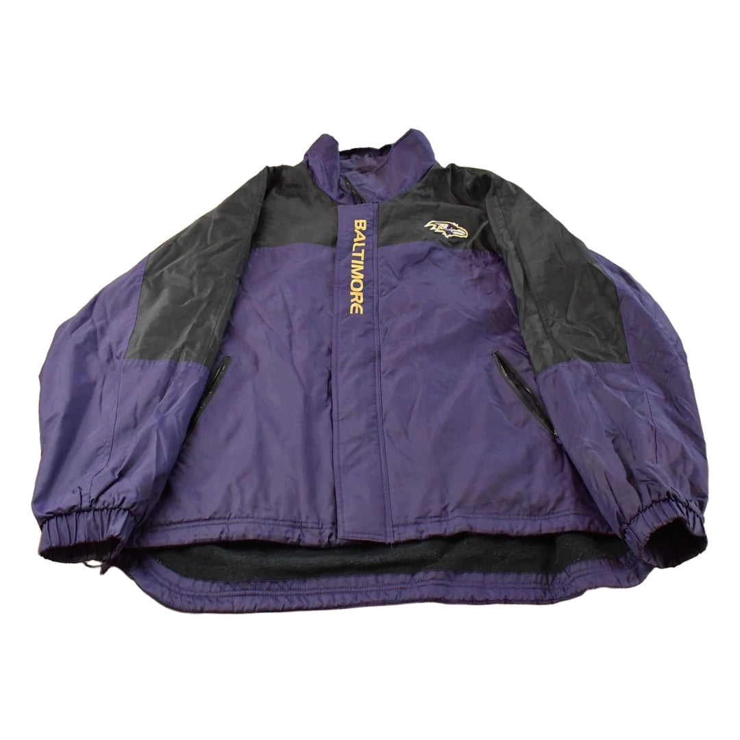 Vintage 1990s Baltimore Ravens NFL Logo Athletic Football Jacket Men's XL