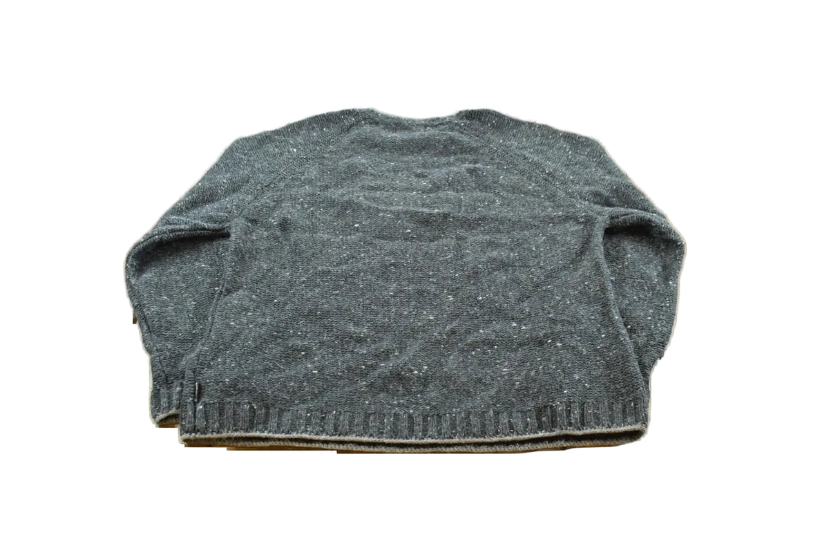 Vintage 1990s Woolrich Embroidered Blue Jay Bird Knit Sweater Women's L