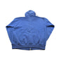 Vintage 1990s Sturdy Sweats Full Zip Up Blank Blue Hoodie Sweatshirt Men's L
