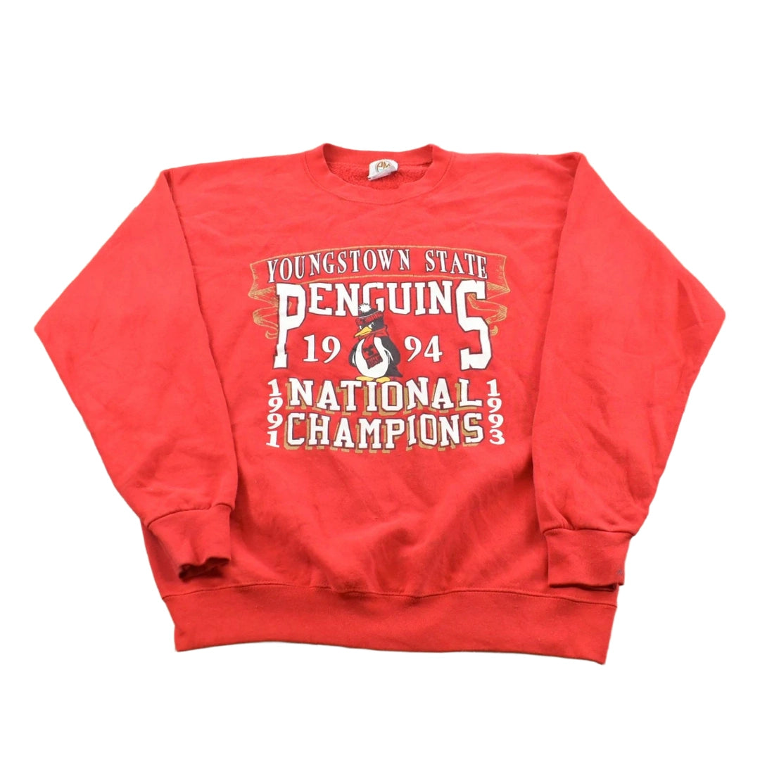 Vintage 1994 University of Youngstown State Penguins Collegiate Starter Crewneck Men's L