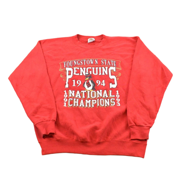 Vintage 1994 University of Youngstown State Penguins Collegiate Starter Crewneck Men's L