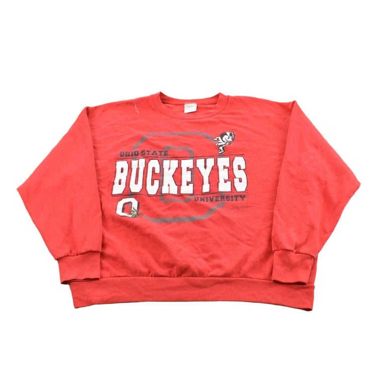 Vintage 1990s Ohio State University Buckeyes Collegiate Crewneck Sweatshirt Men's L