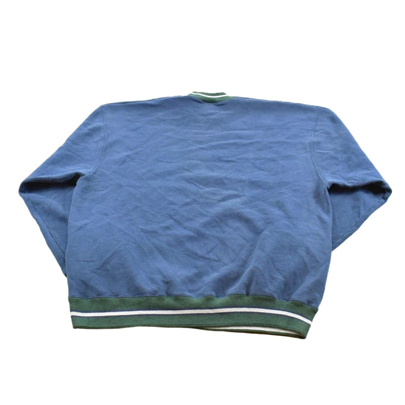 Vintage 1990s Wilson Embroidered Logo Crewneck Sweatshirt Men's L