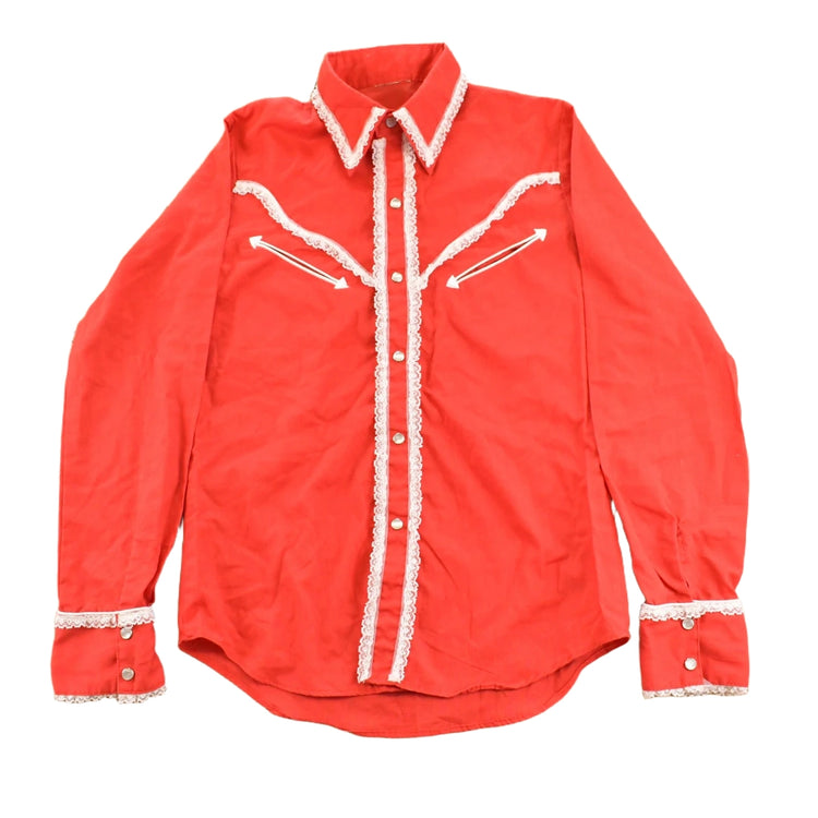 Vintage 1990s Western Yokes Pearl Snap Button Up Shirt Men's S