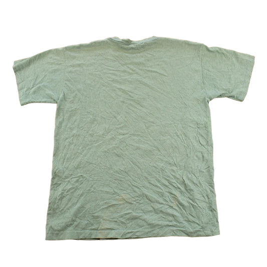 Vintage 1990s Sun Faded Celestial Sun and Moon Face Graphic T-Shirt Men's L