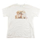 Vintage 2000s Cute Labrador Puppies Graphic Print T-Shirt Men's L