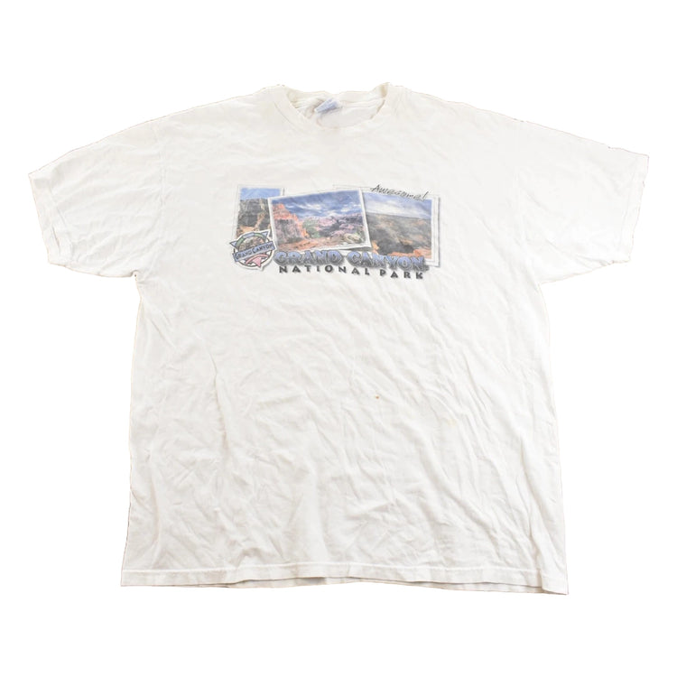 Vintage 1990s Grand Canyon National Park Souvenir Travel Graphic T-Shirt Men's XL