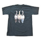 Vintage 2000s Cute Cowboy Cats Double Sided Graphic T-Shirt Men's L
