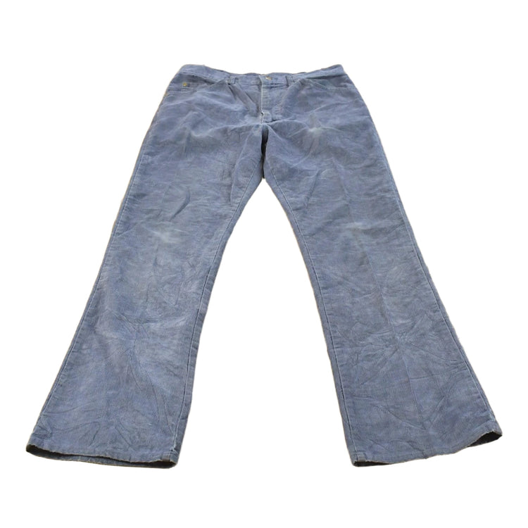 Vintage 1970s Lee Bell Bottom Corduroy Trousers Men's 31 x 30