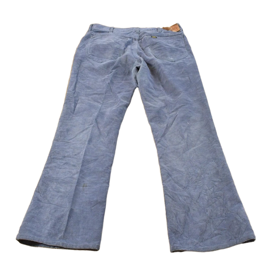Vintage 1970s Lee Bell Bottom Corduroy Trousers Men's 31 x 30