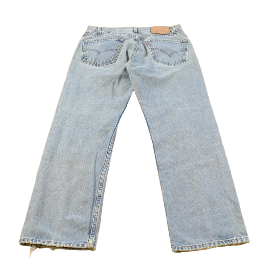 Vintage 1990s Levi's 505 Regular Straight Fit Denim Jeans Men's 33 x 29