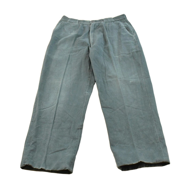 Vintage 1970's Donnco Plaid Lined Chino Work Pants Men's 30 x 27