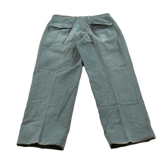 Vintage 1970's Donnco Plaid Lined Chino Work Pants Men's 30 x 27