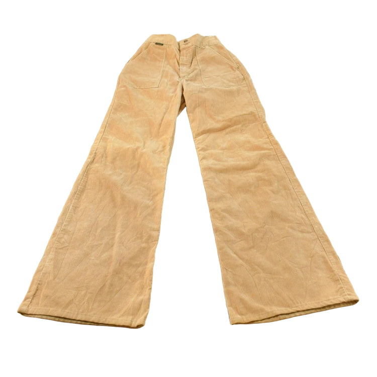Vintage 1970s Wrangler Corduroy Wide Leg Pants Women's 22 x 32