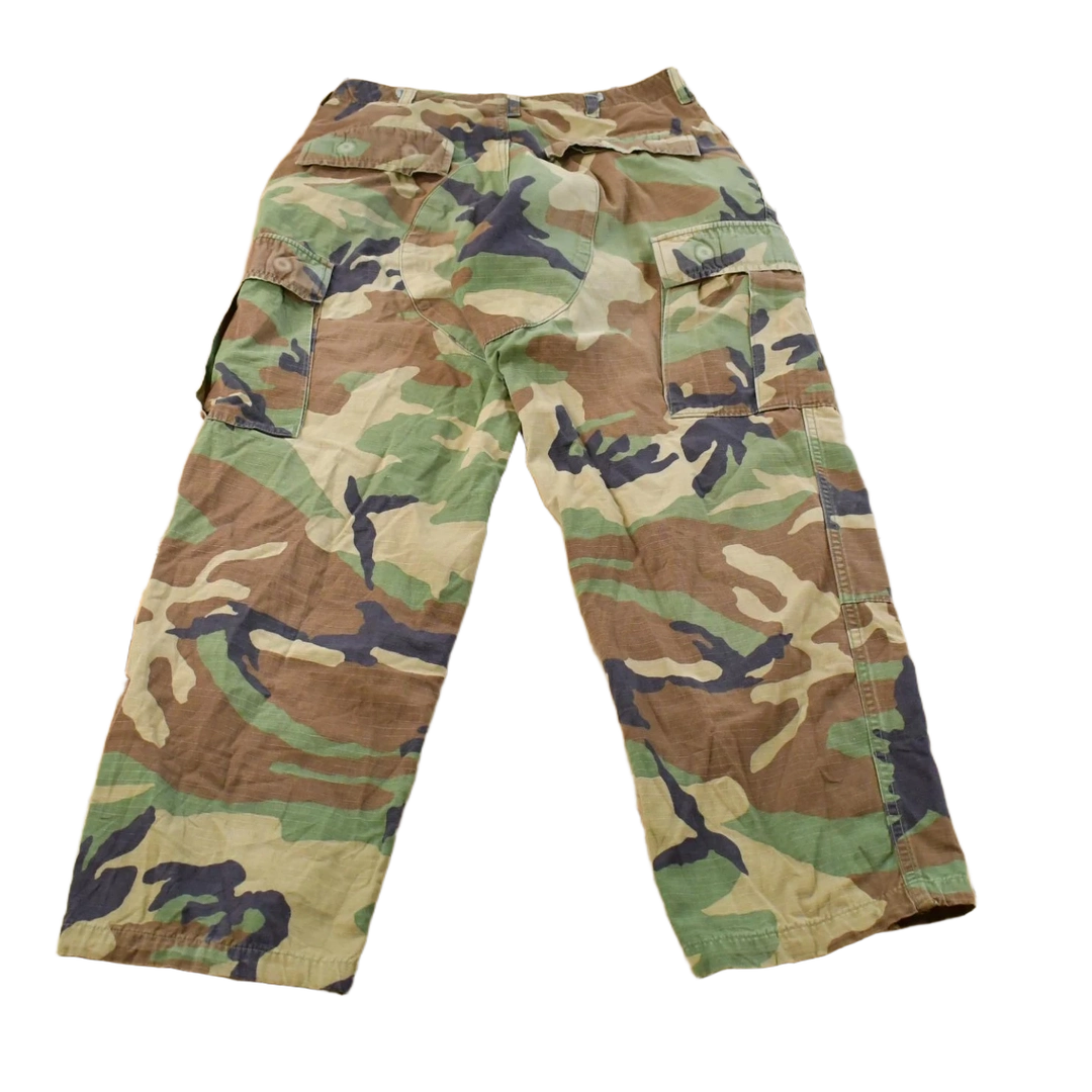 Vintage 2000s Army Woodland Camouflage Cargo Pants Men's 30 x 28