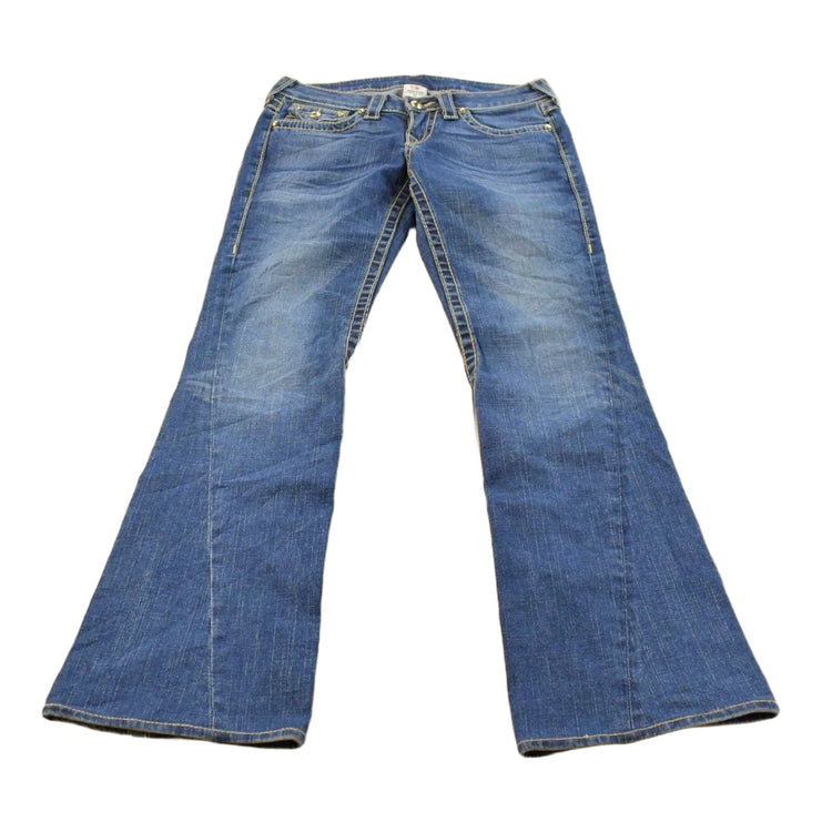 Vintage Y2K True Religion Low Rise Flare Jeans Women's 29 x 31