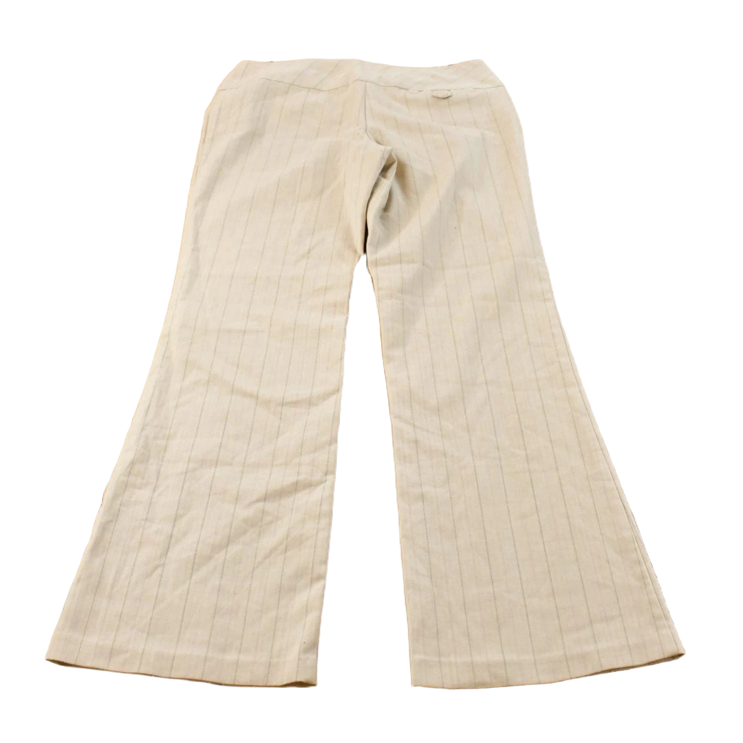 Vintage 1990s Joe Benbasset Bell Bottom Striped Trousers Pants Women's 32 x 30.5