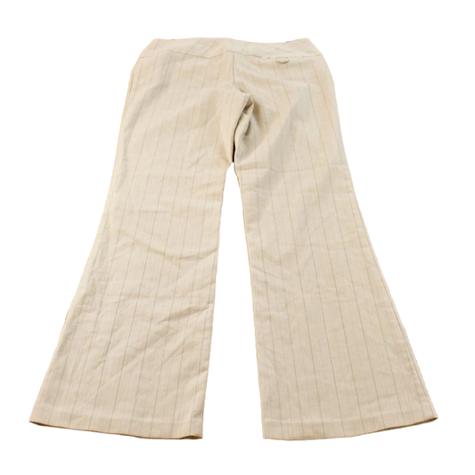 Vintage 1990s Joe Benbasset Bell Bottom Striped Trousers Pants Women's 32 x 30.5