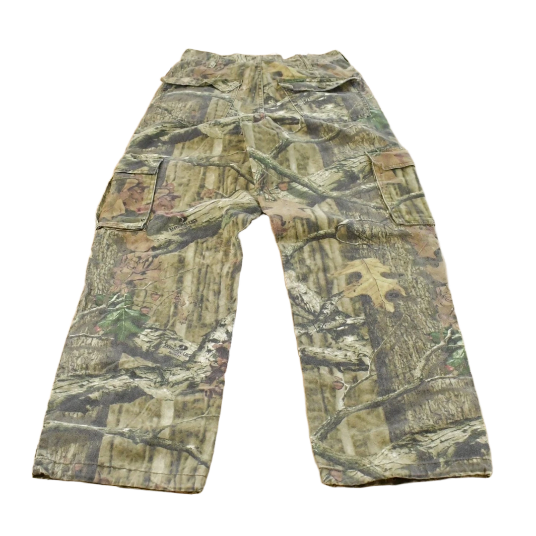 Vintage 2000s Break Up Infinity Forest Tree Camo Cargo Hunting Pants Men's 28 x 30
