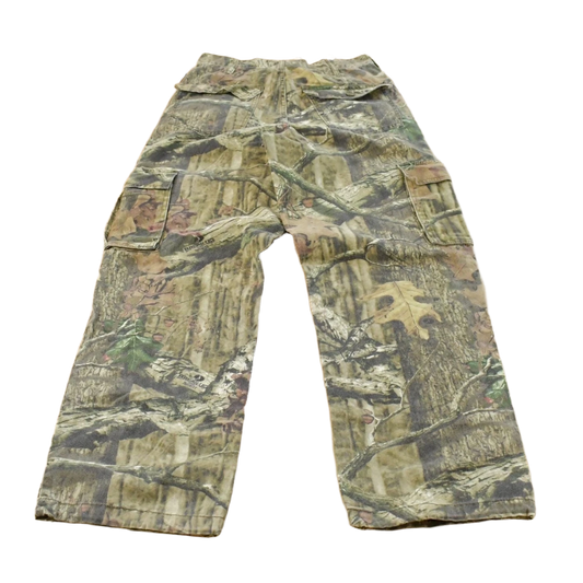 Vintage 2000s Break Up Infinity Forest Tree Camo Cargo Hunting Pants Men's 28 x 30