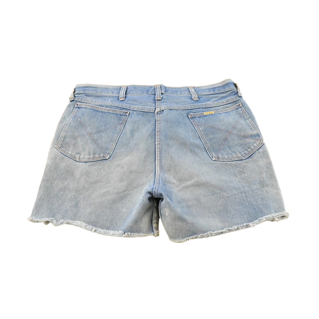 Vintage 1980s Big Yank Cut off Denim Jean Shorts Men's 36