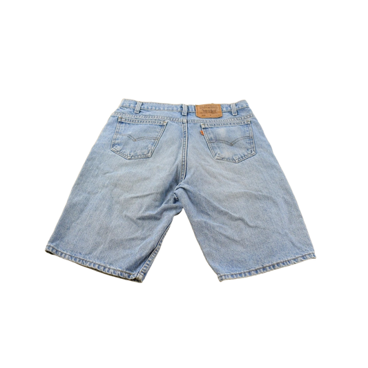 Vintage 1990s Levi's Orange Tab 550 Relaxed Denim Jean Shorts Men's 32